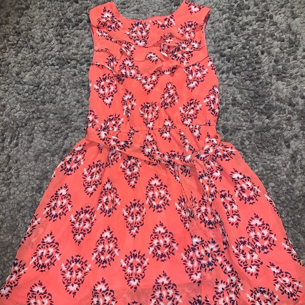 Orange kids dress